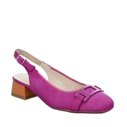 ARA dámské lodičky s volnou patou semišové růžové | 12-20404-16 Graz