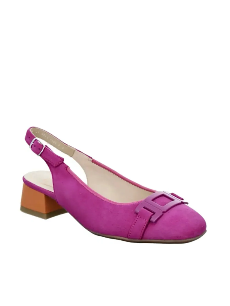 ARA dámské lodičky s volnou patou semišové růžové | 12-20404-16 Graz