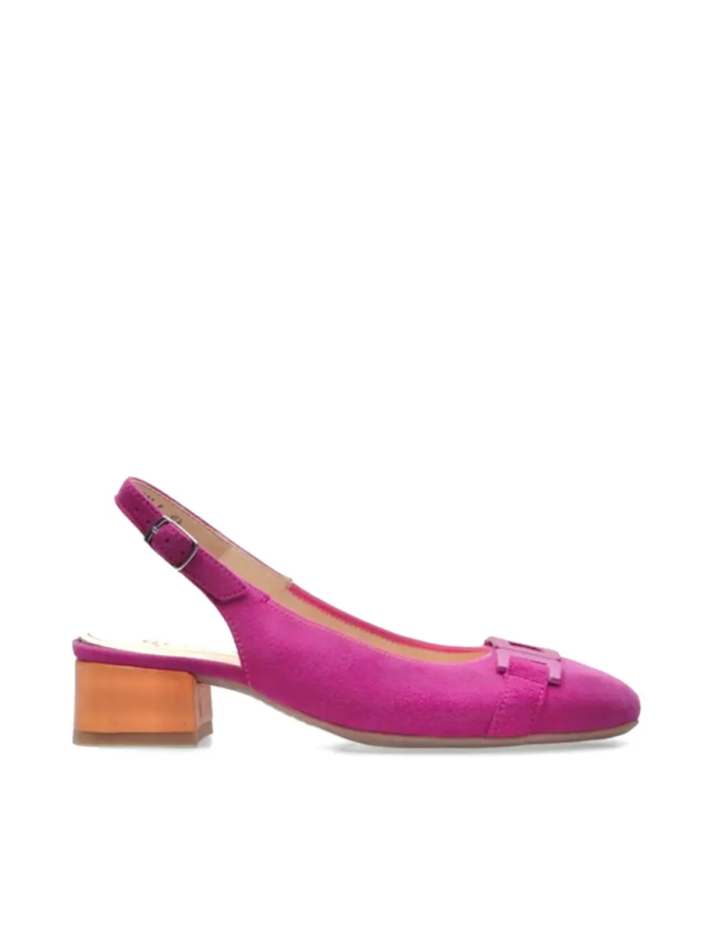 ARA dámské lodičky s volnou patou semišové růžové | 12-20404-16 Graz