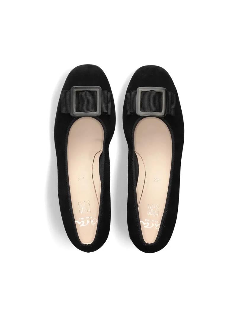 ARA dámské lodičky se sponou semišové černé | 12-20412-01 Graz