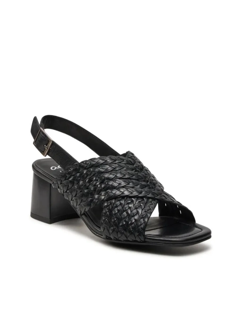 ARA dámské sandály na podpatku kožené černé  | 12-20501-01 Brighton