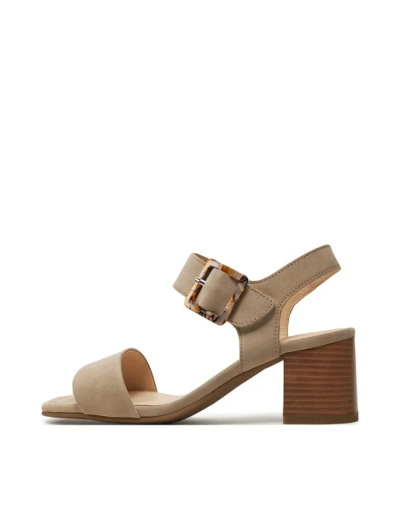 ARA dámské sandály na podpatku semišové béžové | 12-20507-08 Brighton