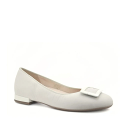 ARA dámské baleríny se sponou širší kožené krémové | 12-20603-09 Siena
