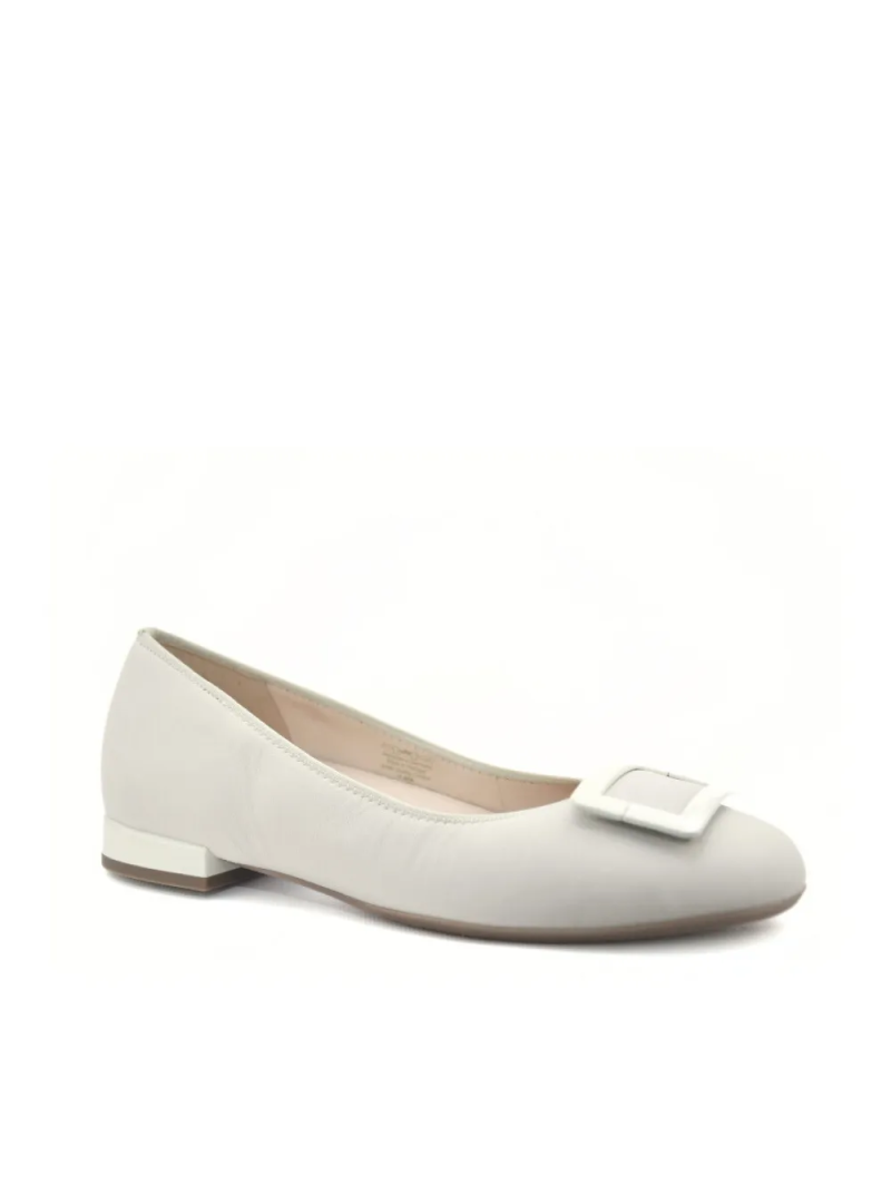 ARA dámské baleríny se sponou širší kožené krémové | 12-20603-09 Siena