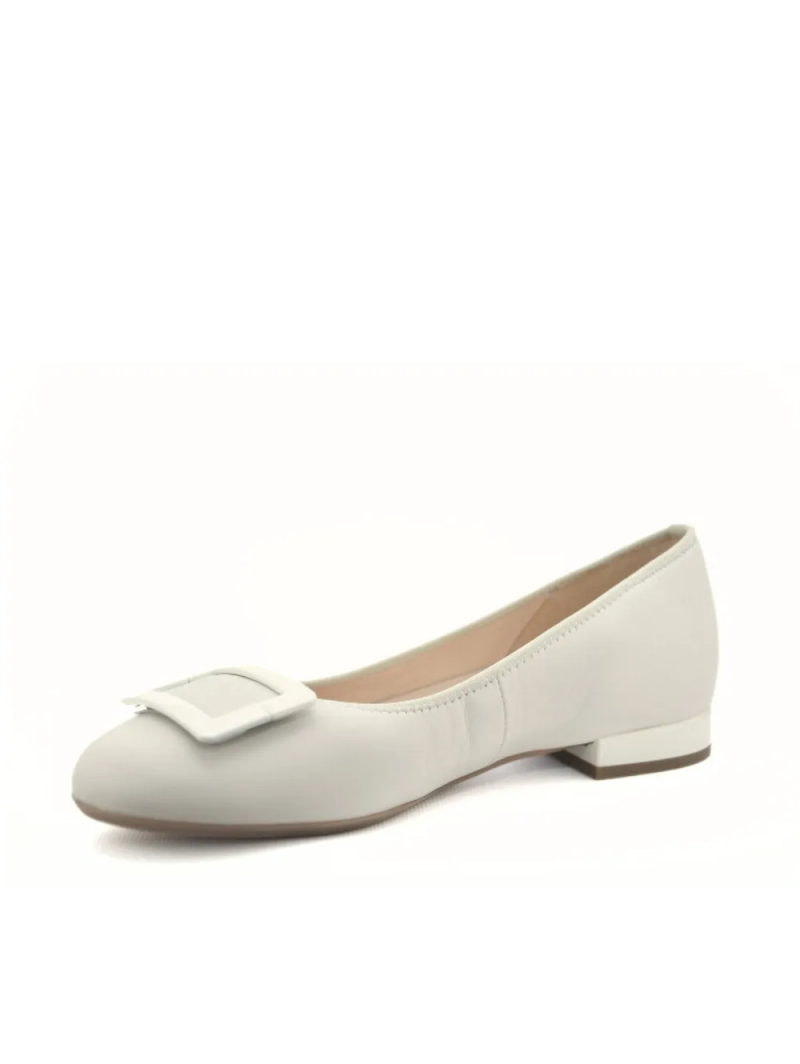 ARA dámské baleríny se sponou širší kožené krémové | 12-20603-09 Siena