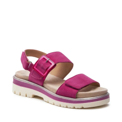ARA dámské sandály na hrubší podešvi semišové fuchsiové | 12-21003-16 Malaga