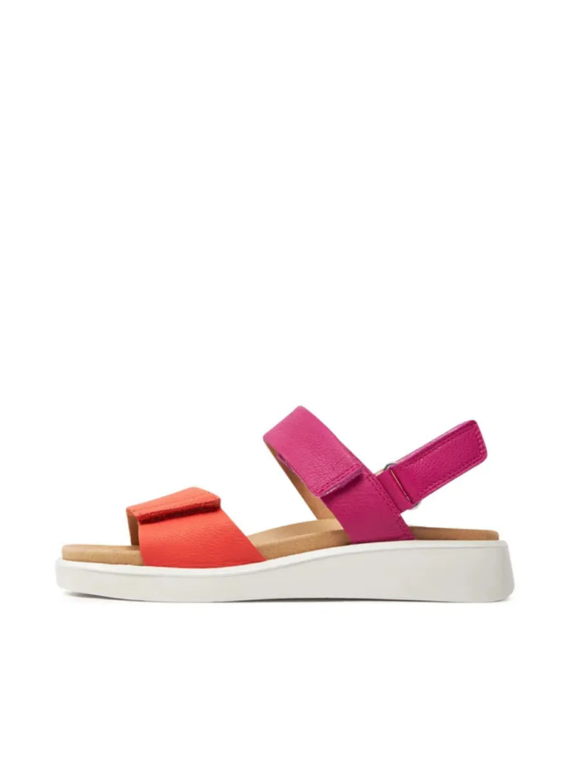 ARA dámské sandály s vyjímatelnou stélkou kožené růžovo-oranžové | 12-21401-16 Madeira