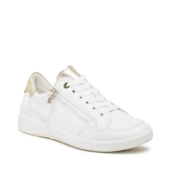 ARA dámské tenisky se zlatými detaily kožené bílé | 12-23901-04 Roma