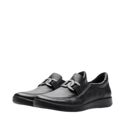 ARA dámské mokasíny se sponou kožené černé | 12-23911-01 Roma