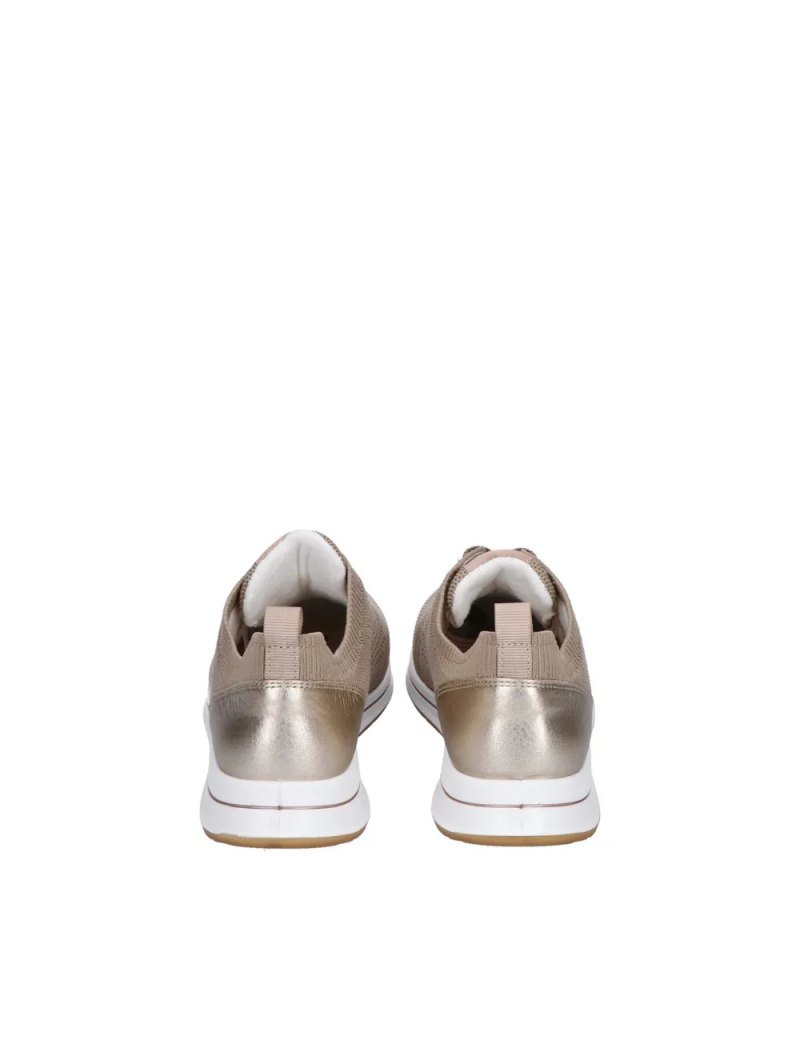 ARA dámské tenisky se zlatým detailem textilní béžové | 12-24807-08 Osaka