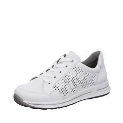 ARA dámské tenisky perforované kožené bílé | 12-24830-04 Osaka