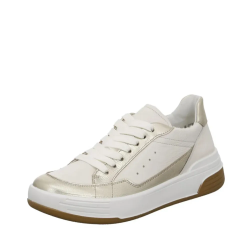 ARA dámské tenisky se zlatými detaily kožené krémové | 12-25700-11 Master