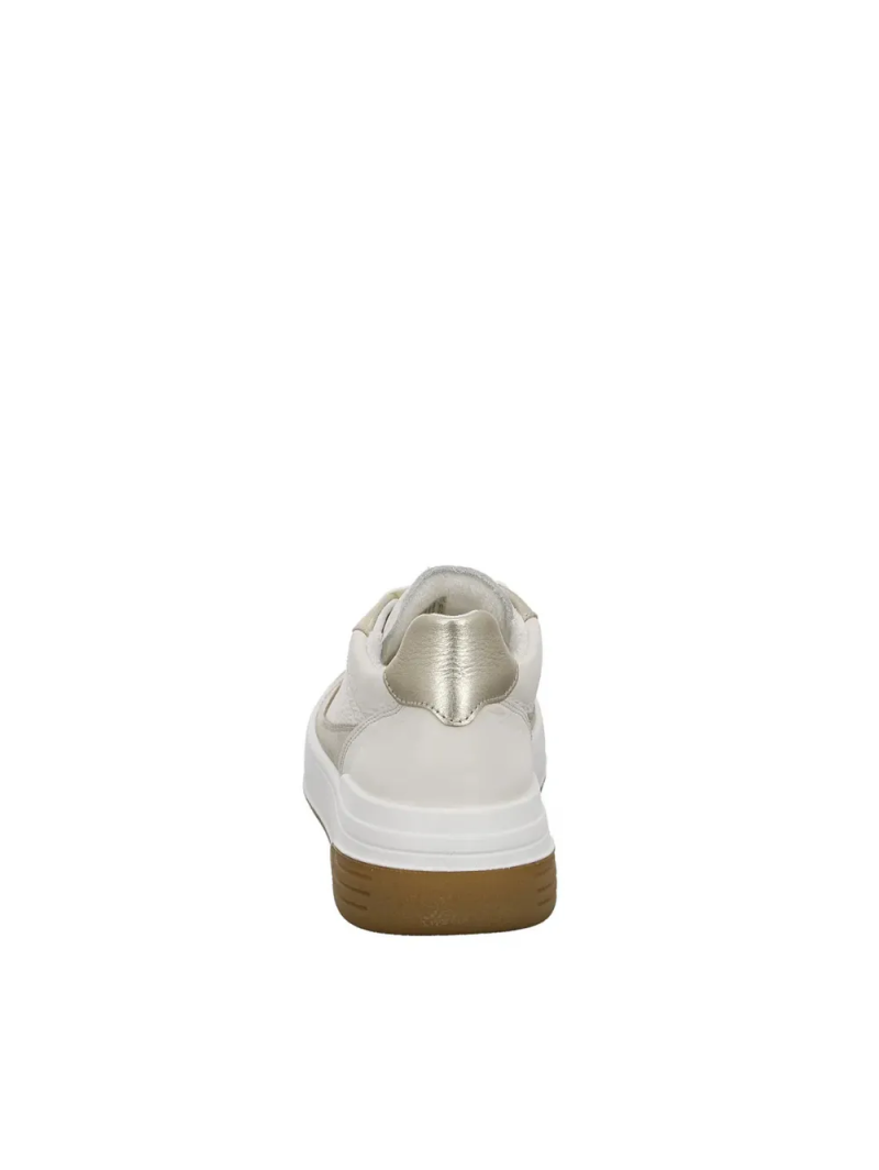 ARA dámské tenisky se zlatými detaily kožené krémové | 12-25700-11 Master