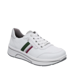 ARA dámské tenisky s barevnými detaily kožené bílé | 12-27542-24 Sapporo