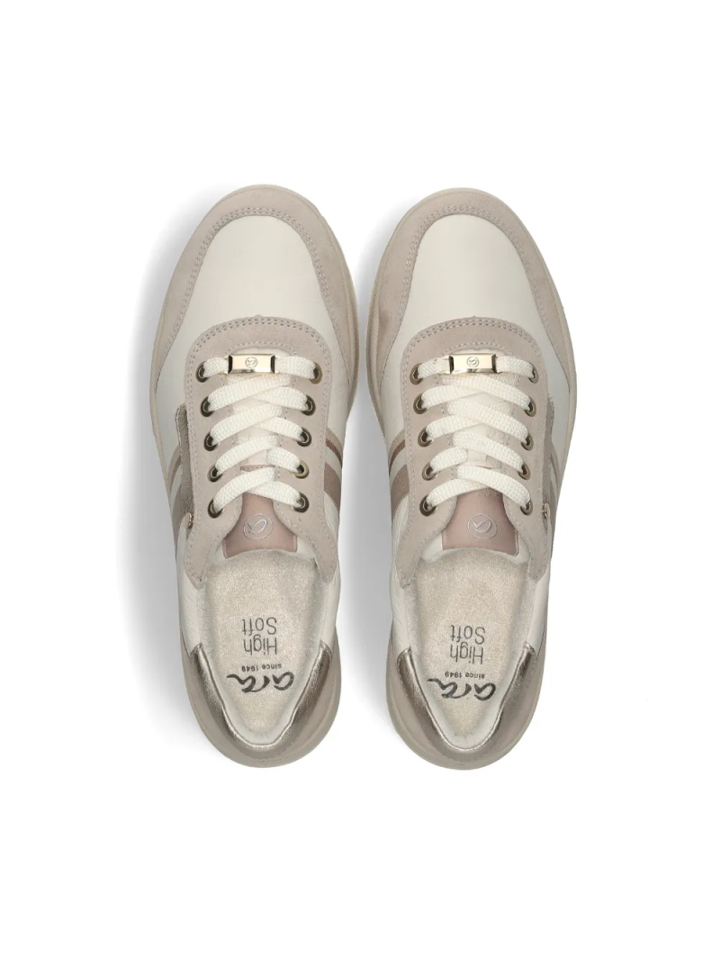 ARA dámské tenisky kožené béžovo-bílé | 12-27542-26 Sapporo