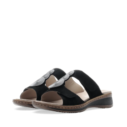 ARA dámské pantofle kožené černé | 12-29004-01 Hawai