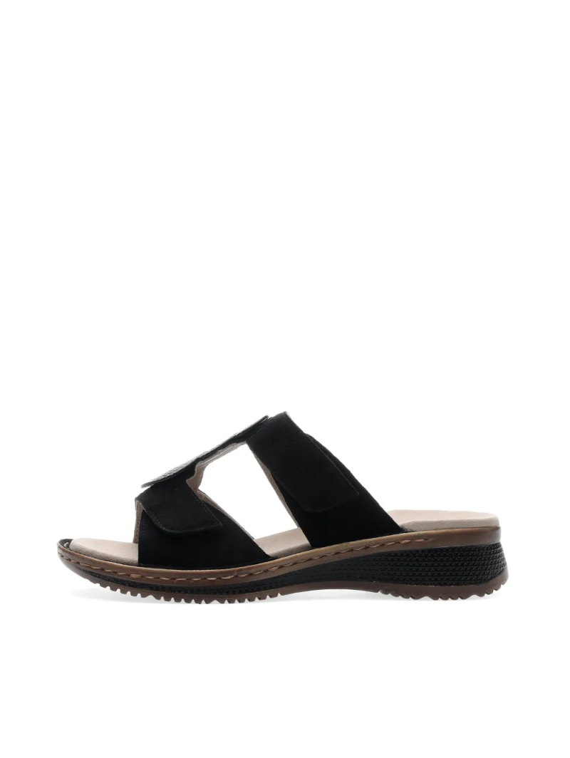 ARA dámské pantofle kožené černé | 12-29004-01 Hawai