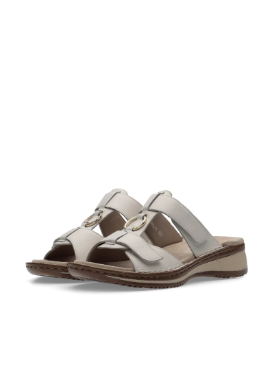 ARA dámské pantofle kožené krémové  | 12-29021-08 Hawai