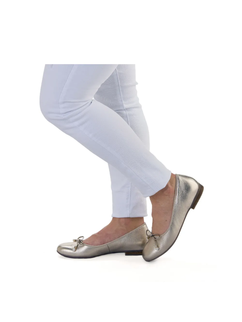 ARA dámské baleríny kožené zlaté | 12-31324-96 Sardinia