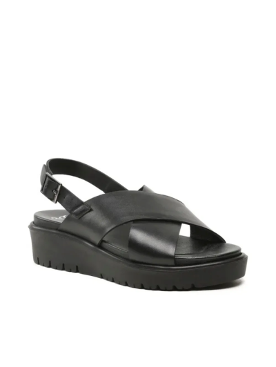 ARA dámské sandály s překříženými pásky kožené černé | 12-33516-01 Bilbao