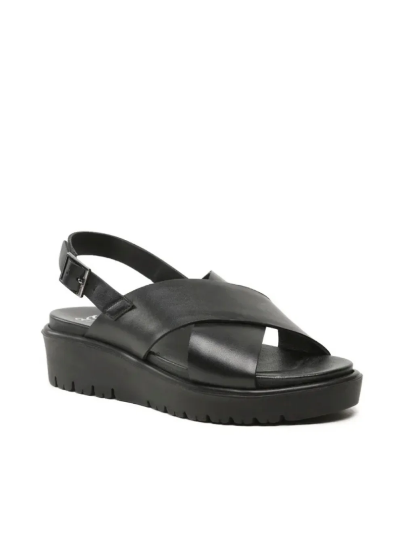 ARA dámské sandály s překříženými pásky kožené černé | 12-33516-01 Bilbao