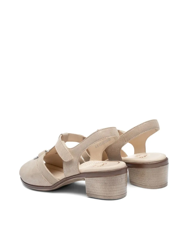 ARA dámské sandály na podpatku kožené béžové | 12-35730-05 Lugano