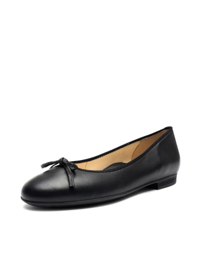 ARA dámské baleríny hladké kožené černé | 12-41329-01 Sardinia