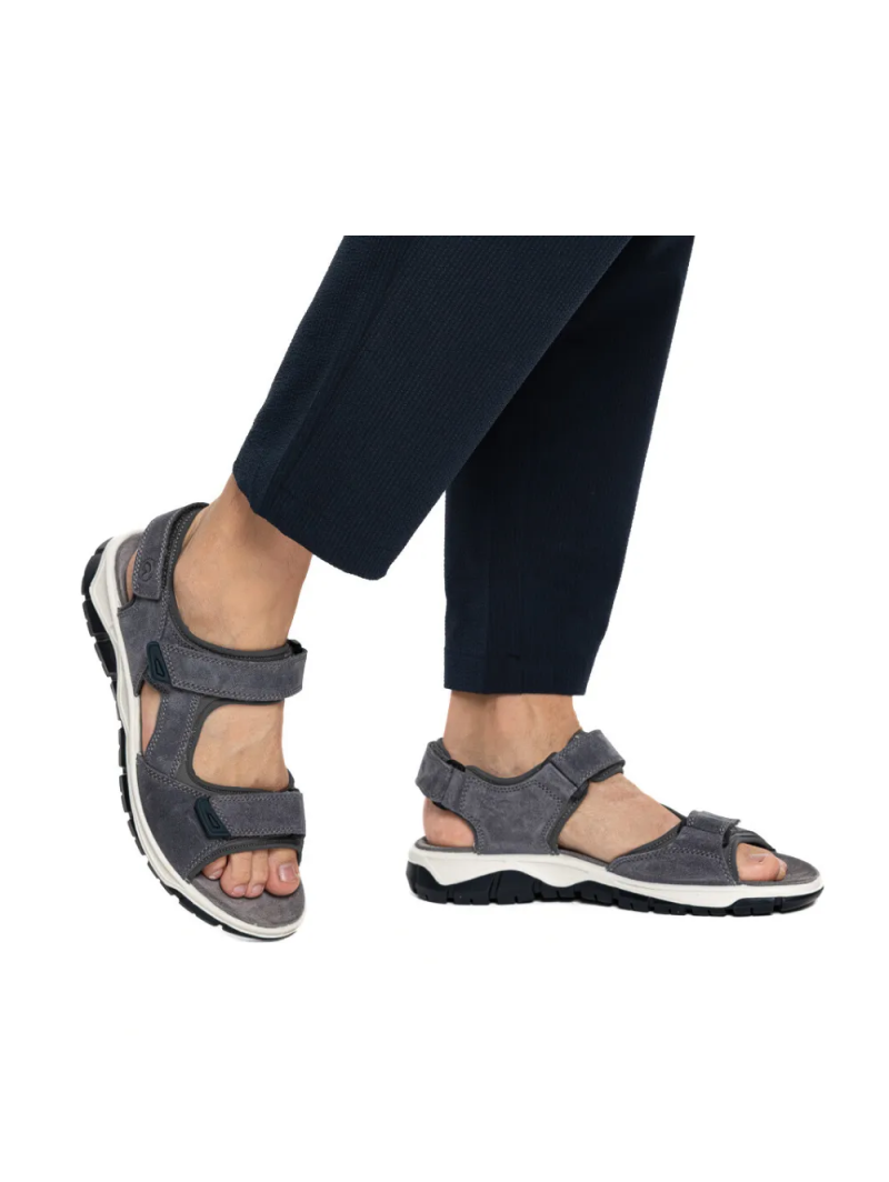 ARA pánské sandály semišové modré | 11-20301-22 Gino