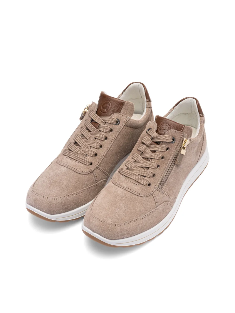 ARA pánské tenisky širší semišové béžové | 11-24501-07 Matteo