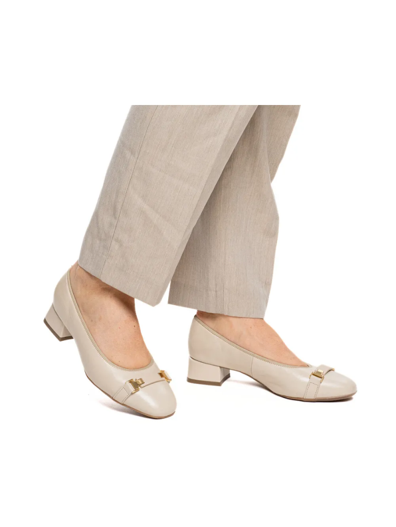 ARA dámské lodičky širší kožené béžové | 12-20411-09 Graz