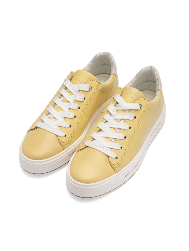 ARA dámské tenisky širší kožené žluté | 12-23003-77 Canberra