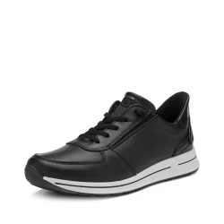 ARA dámské tenisky širší Easy2go kožené černé | 12-24836-01 Osaka