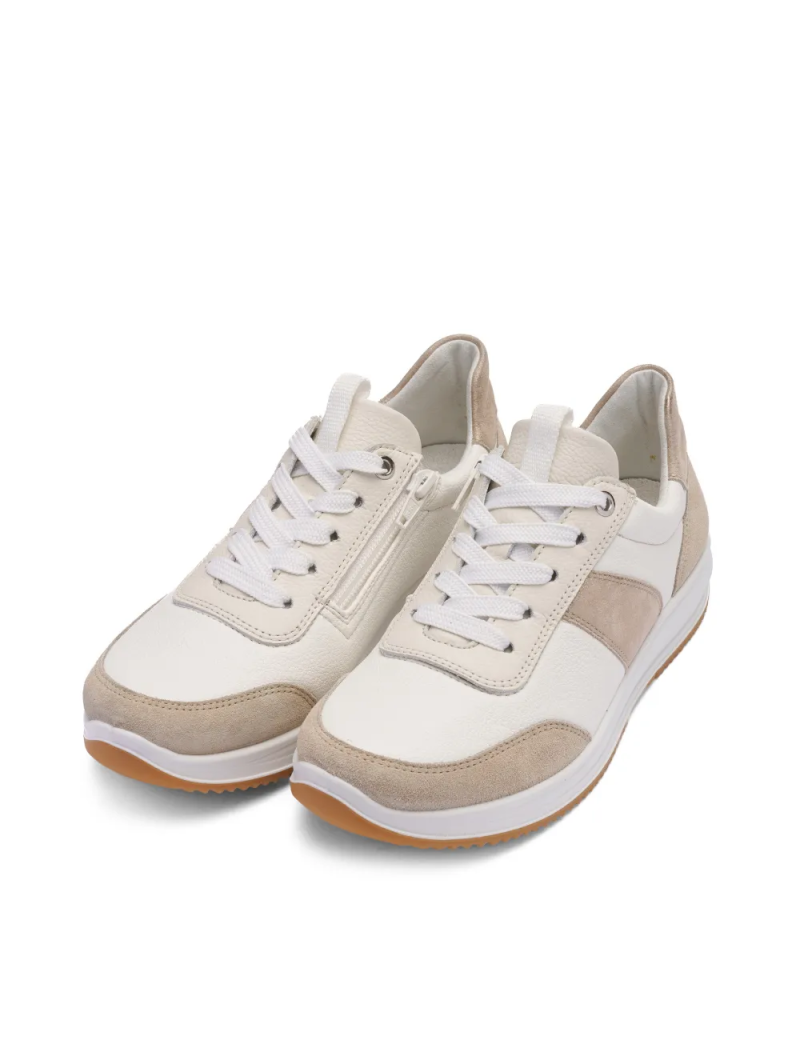 ARA dámské tenisky širší kožené bílé | 12-25532-08 Osaka