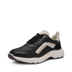 ARA dámské tenisky širší kožené černé | 12-25802-01 Boston