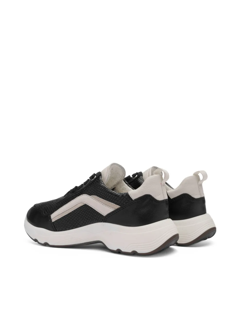 ARA dámské tenisky širší kožené černé | 12-25802-01 Boston