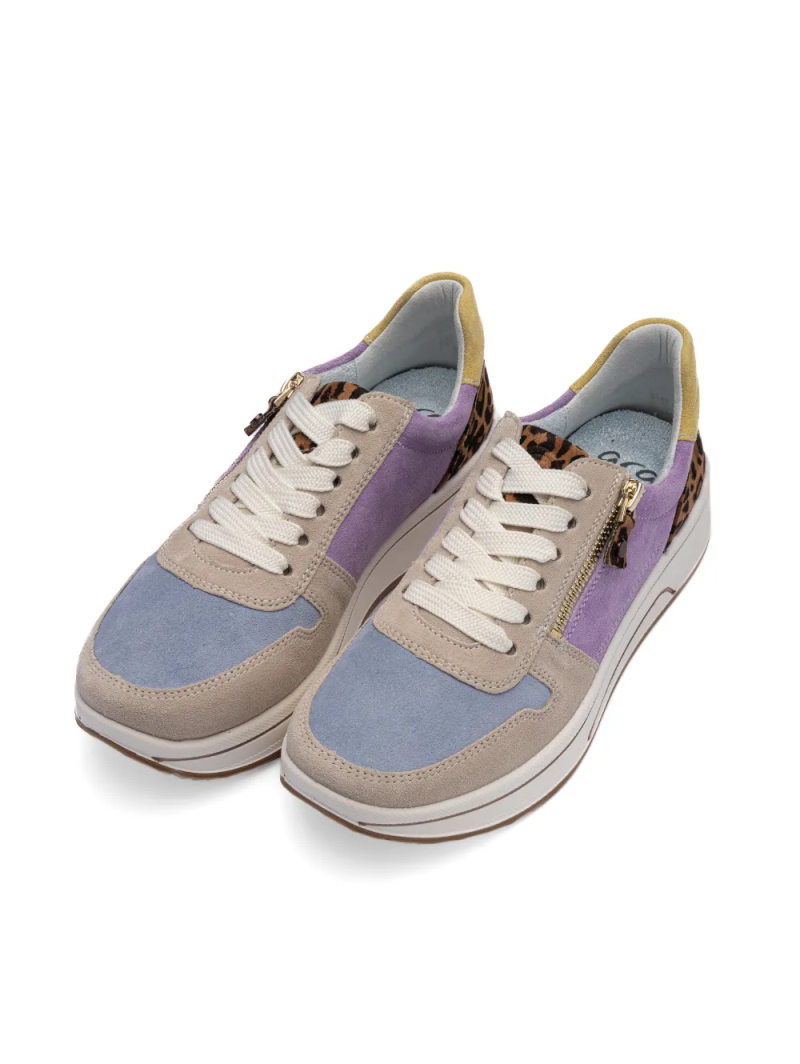 ARA dámské tenisky širší semišové barevné | 12-27540-75 Sapporo