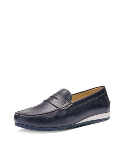 ARA dámské mokasíny na klínku kožené modré | 12-27702-02 Newport