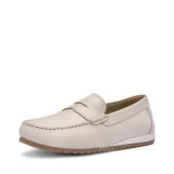 ARA dámské mokasíny na klínku kožené bílé | 12-27702-09 Newport