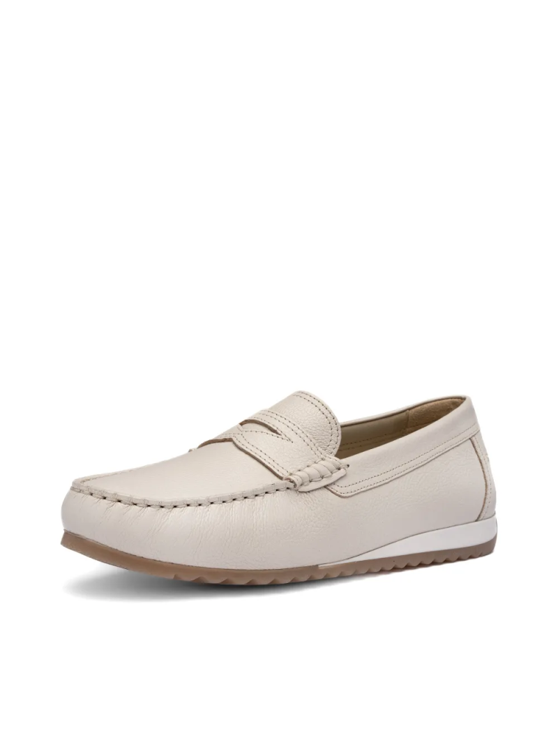 ARA dámské mokasíny na klínku kožené bílé | 12-27702-09 Newport