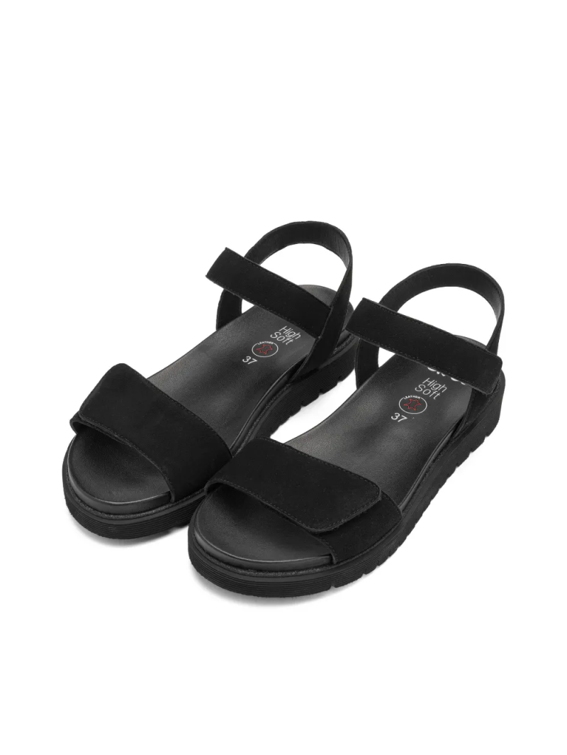 ARA dámské sandály semišové černé | 12-28114-01 Kent