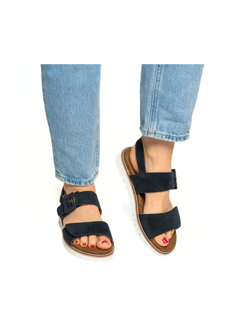 ARA dámské sandály semišové modré | 12-28134-02 Kent