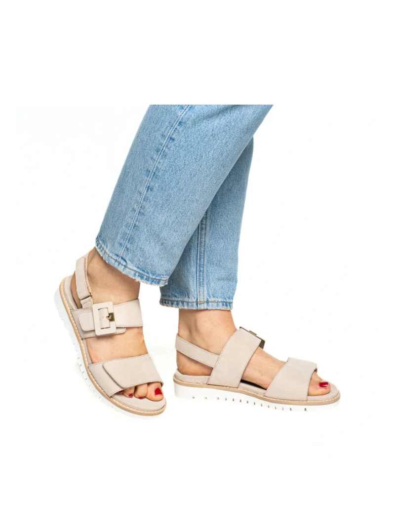 ARA dámské sandály semišové béžové | 12-28134-08 Kent