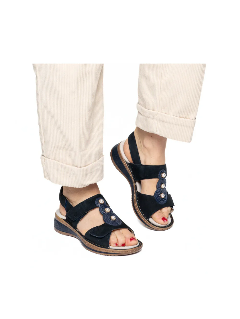 ARA dámské sandály semišové modré | 12-29014-02 Hawaii