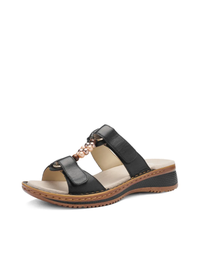 ARA dámské pantofle kožené černé | 12-29022-01 Hawaii