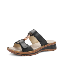 ARA dámské pantofle kožené černé | 12-29022-01 Hawaii