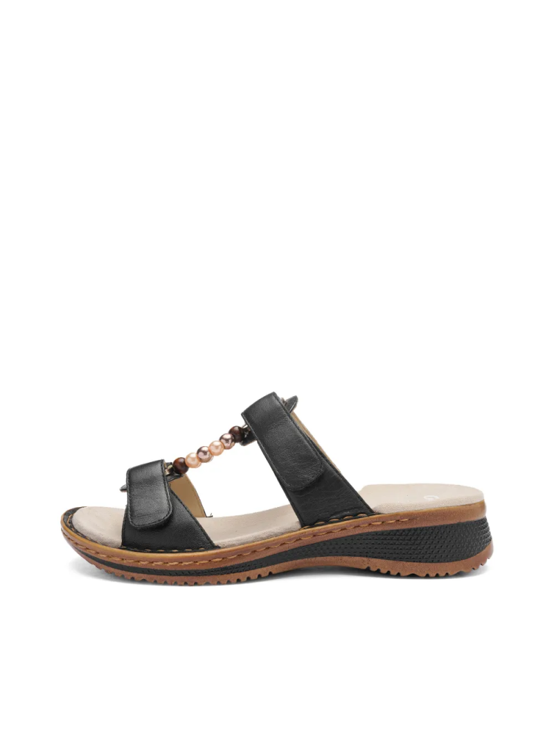 ARA dámské pantofle kožené černé | 12-29022-01 Hawaii