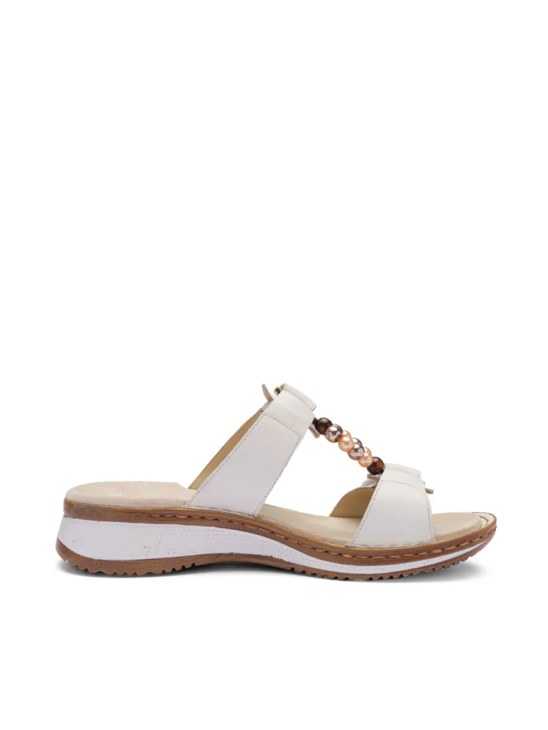 ARA dámské pantofle kožené bílé | 12-29022-04 Hawaii