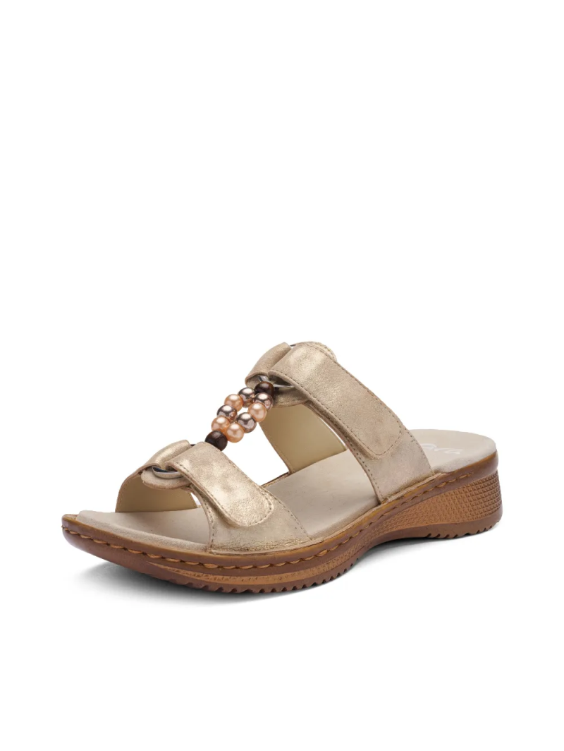 ARA dámské pantofle kožené béžové | 12-29022-05 Hawaii