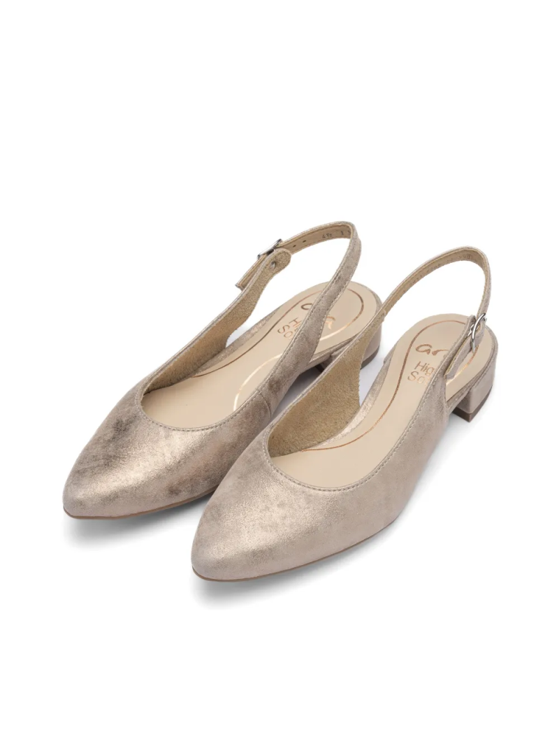 ARA dámské lodičky s volnou patou kožené béžové | 12-33068-08 Paris