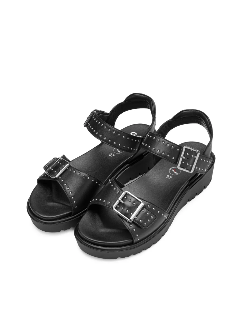 ARA dámské sandály na klínku kožené černé | 12-33517-01 Bilbao